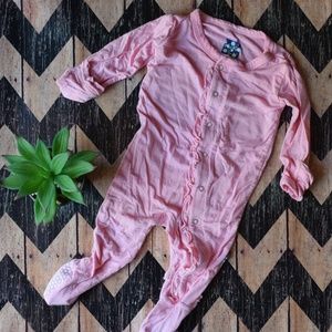 KicKee Pants Ruffle Butt 3 month Footed Pajamas